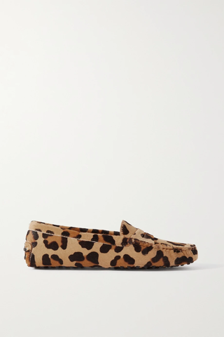 유럽직배송 토즈 로퍼 TOD&#039;S Gommini leopard-print calf hair loafers 38063312421173275