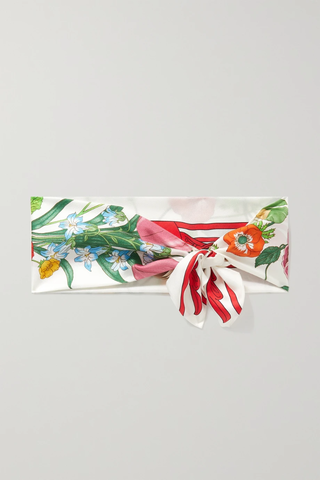 유럽직배송 구찌 스카프 GUCCI + Bananya printed silk-twill scarf 1647597276570329