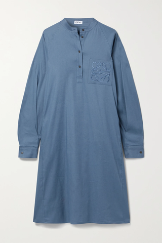 유럽직배송 로에베 원피스 LOEWE Embroidered linen-blend shirt dress 43769801097466266