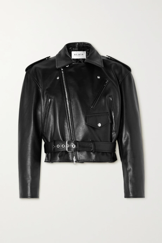 유럽직배송 알라이아 자켓 ALAÏA Belted leather biker jacket 43769801097439896