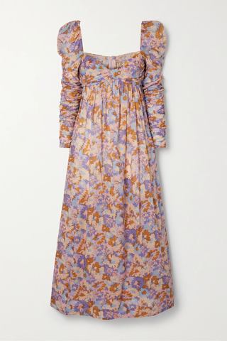 유럽직배송 짐머만 원피스 ZIMMERMANN Violet gathered floral-print cotton-voile maxi dress 42247633207928212