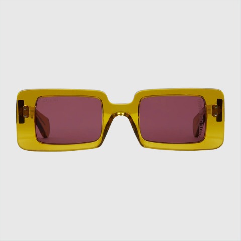 유럽직배송 구찌 선글라스 GUCCI Rectangular-frame &#039;Forte dei Marmi&#039; sunglasses 643011J07407461
