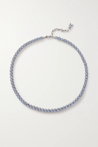 유럽직배송 아미나무아디 목걸이 AMINA MUADDI Silver-tone crystal necklace 42247633208365664