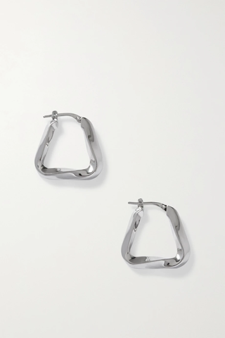 유럽직배송 보테가베네타 귀걸이 BOTTEGA VENETA Silver hoop earrings 1647597282948585