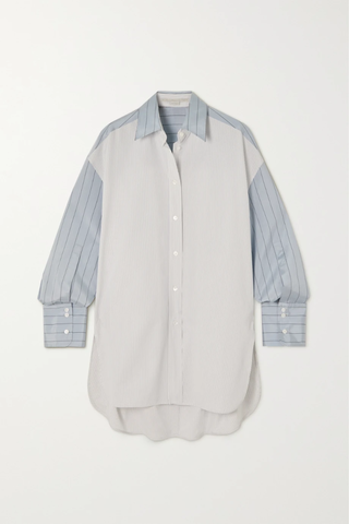 유럽직배송 스텔라맥카트니 셔츠 STELLA MCCARTNEY Oversized pinstriped organic cotton shirt 43769801095544445