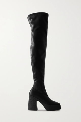 유럽직배송 스텔라맥카트니 롱부츠 STELLA MCCARTNEY Skyla vegetarian leather platform over-the-knee boots 38063312420847922