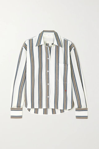 유럽직배송 빅토리아베컴 셔츠 VICTORIA BECKHAM Embroidered striped cotton shirt 43769801095738535
