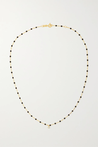 유럽직배송 지지끌로죠 목걸이 GIGI CLOZEAU Gigi Supreme Classic 18-karat gold, resin and diamond necklace 1647597278246757