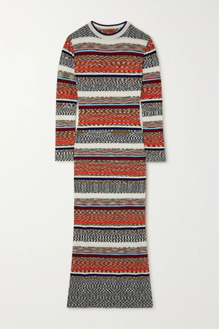 유럽직배송 미쏘니 원피스 MISSONI Striped wool-blend maxi dress 43769801095590404