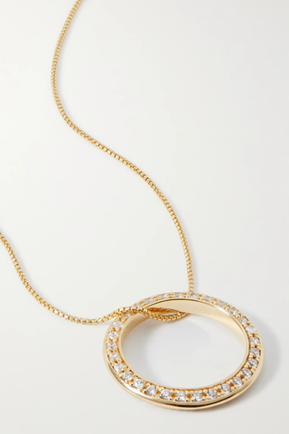유럽직배송 보테가베네타 목걸이 BOTTEGA VENETA Gold-plated cubic zirconia necklace 1647597286806690