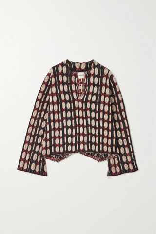 유럽직배송 카이트 스웨터 KHAITE Willow jacquard-knit cashmere sweater 43769801095783216