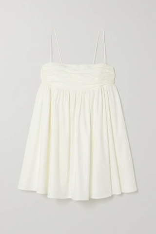 유럽직배송 리포메이션 미니원피스 REFORMATION Catarina ruched organic cotton-blend mini dress 1647597283630982