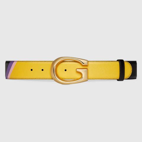 유럽직배송 구찌 벨트 GUCCI Two-tone belt with G buckle 709954AAARB8341