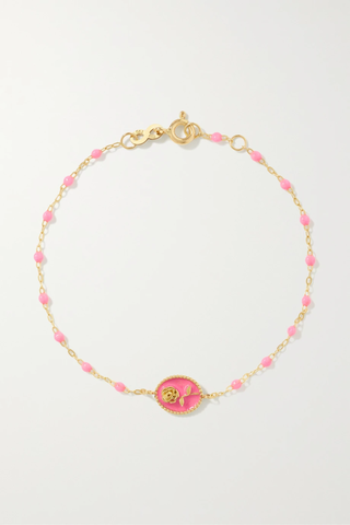 유럽직배송 지지끌로죠 팔찌 GIGI CLOZEAU Rose 18-karat gold and resin bracelet 1647597278246753