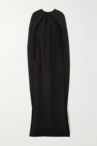 유럽직배송 브랜든맥스웰 BRANDON MAXWELL Draped cape-effect silk-crepe gown 38063312419380170