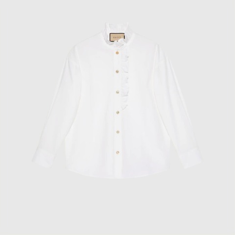 유럽직배송 구찌 셔츠 GUCCI Cotton poplin shirt 690723ZLC029000