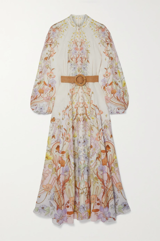 유럽직배송 짐머만 원피스 ZIMMERMANN Jeannie belted floral-print linen maxi dress 42247633207928164