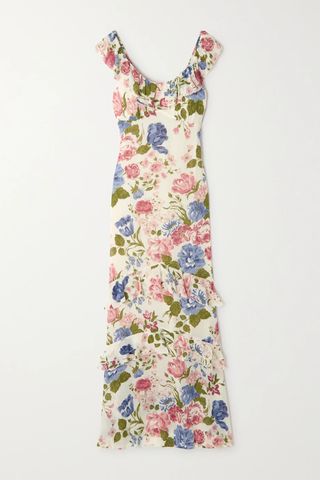유럽직배송 리포메이션 원피스 REFORMATION Tripoli ruffled floral-print georgette maxi dress 1647597285729268
