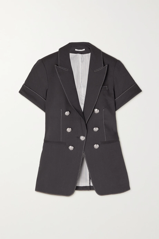 유럽직배송 베로니카비어드 자켓 VERONICA BEARD Hastings Dickey button-embellished linen-blend jacket 38063312420510087