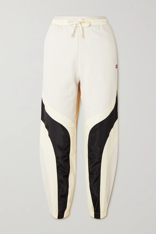 유럽직배송 P.E네이션 트랙팬츠 P.E NATION Frontside color-block shell-trimmed organic cotton-jersey track pants 32027475400123688
