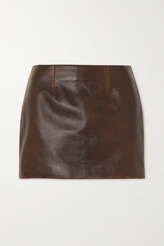 유럽직배송 16알링턴 미니스커트 16ARLINGTON Haile leather mini skirt 1647597284415369
