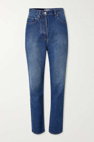 유럽직배송 알라이아 청바지 ALAÏA High-rise straight-leg jeans 1647597289257010