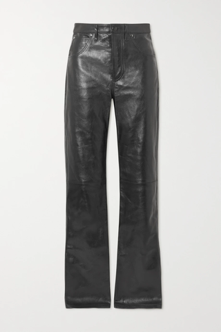 유럽직배송 도도바오르 팬츠 DODO BAR OR Wrandy paneled leather straight-leg pants 46376663162334997