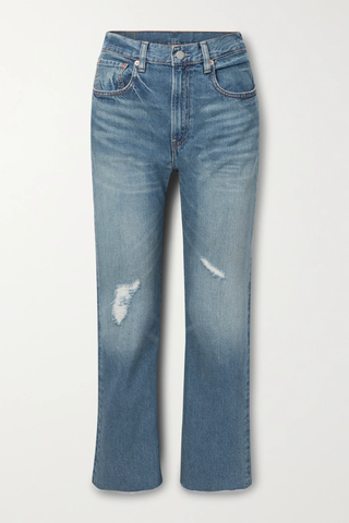 유럽직배송 데니미스트 청바지 DENIMIST Jaclyn cropped distressed mid-rise bootcut jeans 1647597276087130