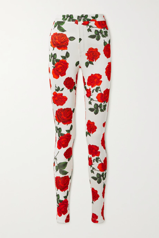 유럽직배송 생로랑 레깅스 SAINT LAURENT Floral-print stretch-jersey leggings 38063312419756638