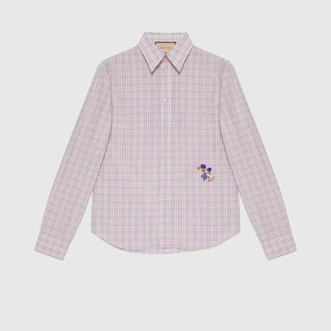 유럽직배송 구찌 셔츠 GUCCI Lovelight cotton shirt with embroidery 708379ZAKIL5382