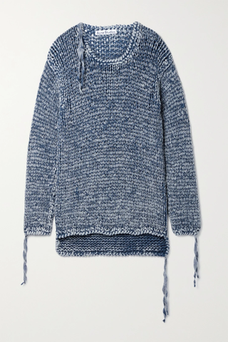 유럽직배송 아크네스튜디오 스웨터 ACNE STUDIOS Acid-wash cotton sweater 1647597285299524
