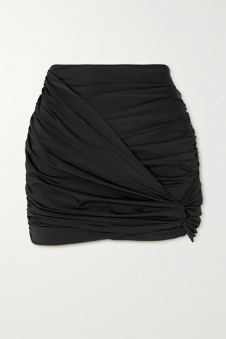 유럽직배송 마그다부트림 미니스커트 MAGDA BUTRYM Gathered draped stretch-jersey mini skirt 45666037505095108