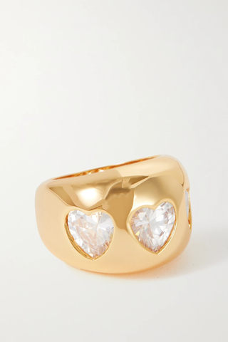 유럽직배송 타임리스펄리 반지 TIMELESS PEARLY Gold-plated crystal ring 1647597282948441