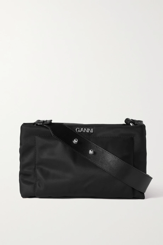유럽직배송 가니 숄더백 GANNI Pillow leather-trimmed recycled shell shoulder bag 36856120585389194