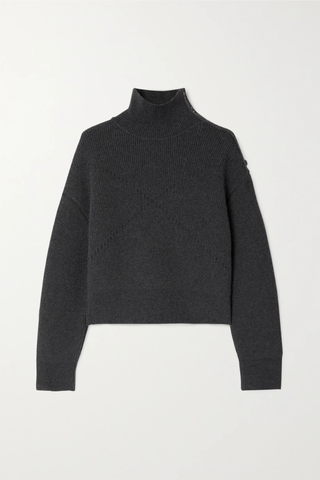 유럽직배송 보테가베네타 스웨터 BOTTEGA VENETA Button-embellished cashmere-blend turtleneck sweater 1647597285342036