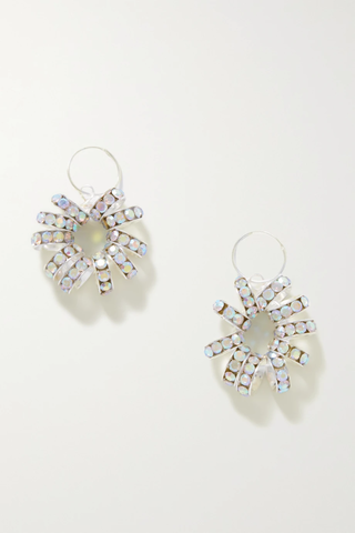 유럽직배송 PEARL OCTOPUSS.Y Silver-plated crystal earrings 1647597282948456