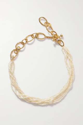 유럽직배송 PACHAREE Latok gold-plated pearl necklace 1647597282948421