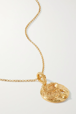 유럽직배송 알리기에리 목걸이 ALIGHIERI The Medusa Medallion gold-plated necklace 1647597278874988