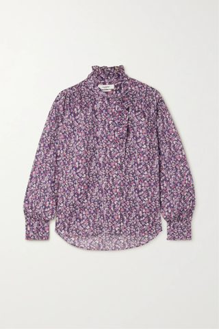 유럽직배송 이자벨마랑에뚜왈 블라우스 ISABEL MARANT ÉTOILE Pamias ruffled floral-print organic cotton-voile blouse 43769801094921474