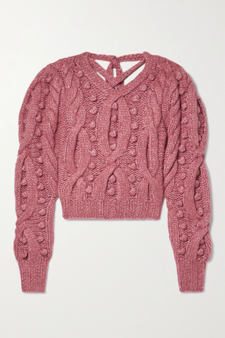 유럽직배송 SEA Caden pompom-embellished wool-blend sweater 1647597277560673