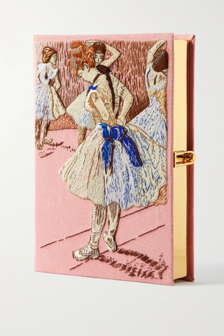 유럽직배송 올림피아르탱 클러치 OLYMPIA LE-TAN Degas Ballerina embroidered appliquéd canvas clutch 1647597282842048