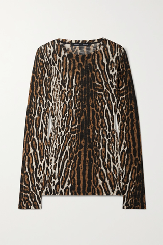 유럽직배송 프로엔자슐러 티셔츠 PROENZA SCHOULER Leopard-print cotton-jersey T-shirt 1647597276203418