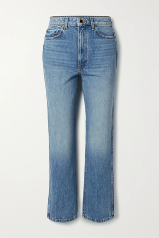 유럽직배송 카이트 청바지 KHAITE Abigail cropped high-rise straight-leg jeans 43769801095783228