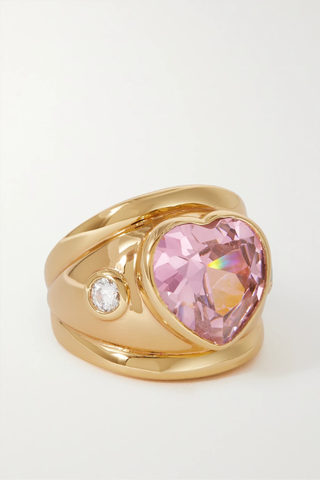 유럽직배송 타임리스펄리 반지 TIMELESS PEARLY Gold-tone crystal ring 1647597278866617