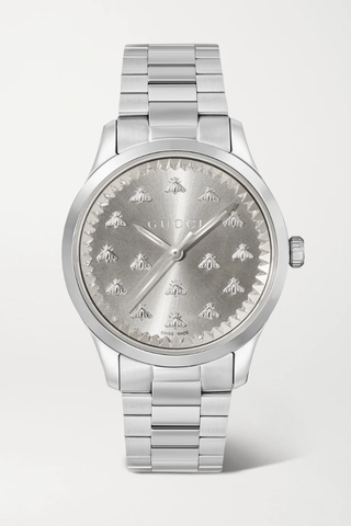 유럽직배송 구찌 GUCCI G-Timeless 32mm stainless steel watch 43769801098180960