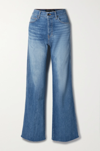 유럽직배송 베로니카비어드 청바지 VERONICA BEARD Taylor frayed high-rise wide-leg jeans 43769801095402846