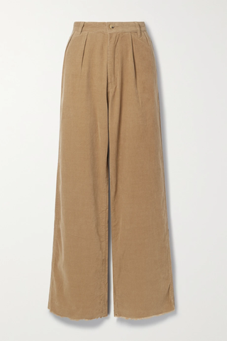 유럽직배송 데니미스트 팬츠 DENIMIST Blair pleated cotton-corduroy wide-leg pants 1647597276172040