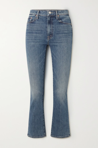 유럽직배송 마더 청바지 MOTHER The Insider cropped high-rise flared jeans 45666037505065056