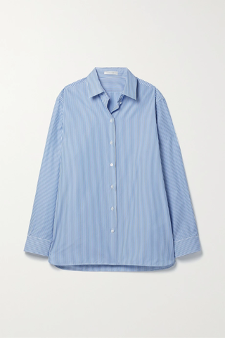 유럽직배송 더로우 셔츠 THE ROW Sisilia striped cotton-poplin shirt 1647597276186805