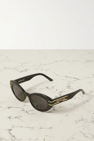 유럽직배송 디올 선글라스 DIOR EYEWEAR Signature tortoiseshell acetate and gold-tone cat-eye sunglasses 1647597285160729